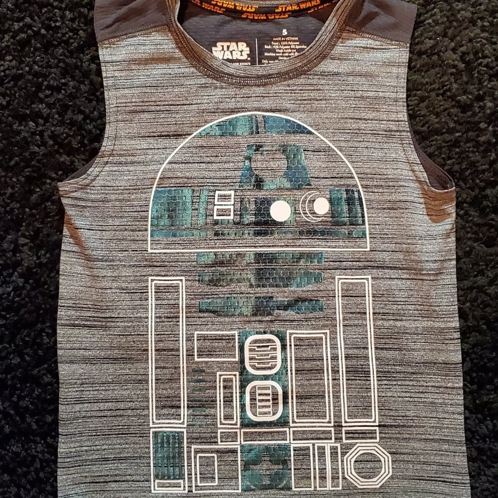 4/$20 Kids Star Wars R2D2 Tank Top